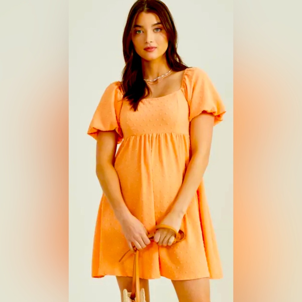Altar'd State Charmaine Clip Dot Dress medium NWT